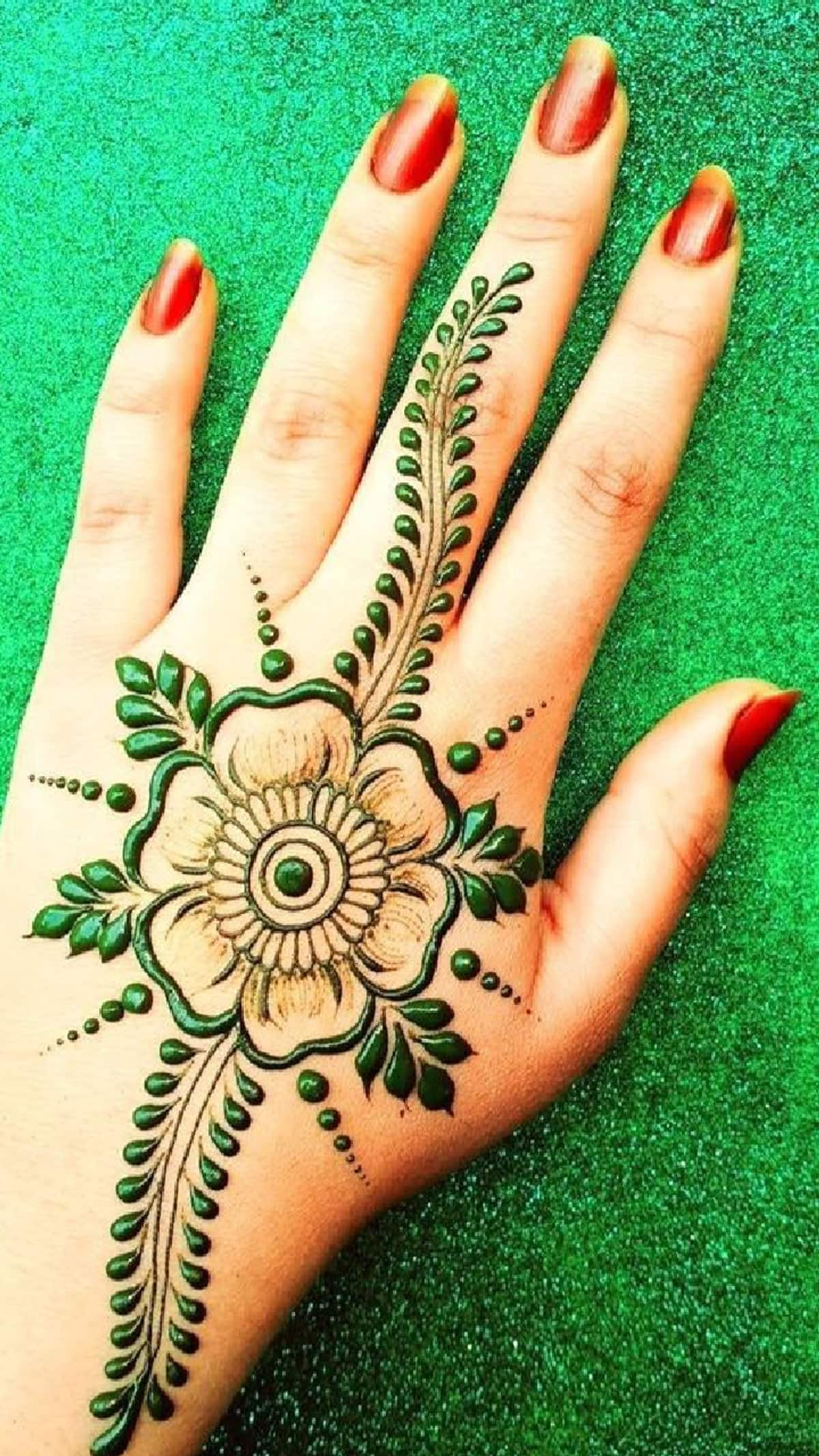 Easy Mehandi Design For Raksha Bandhan 2024