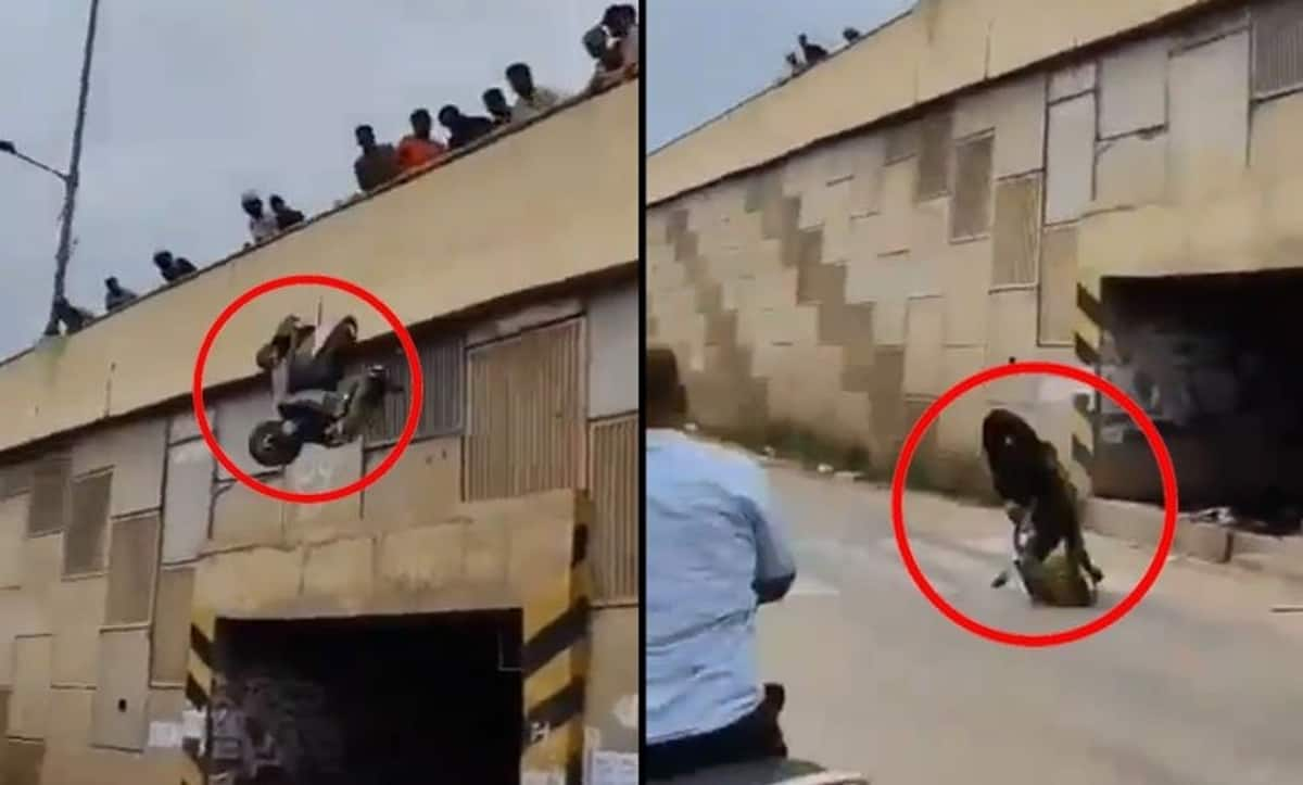 Fed Up With Stunt Riders, People Throw 2 Scooters Off Bengaluru Flyover sgb