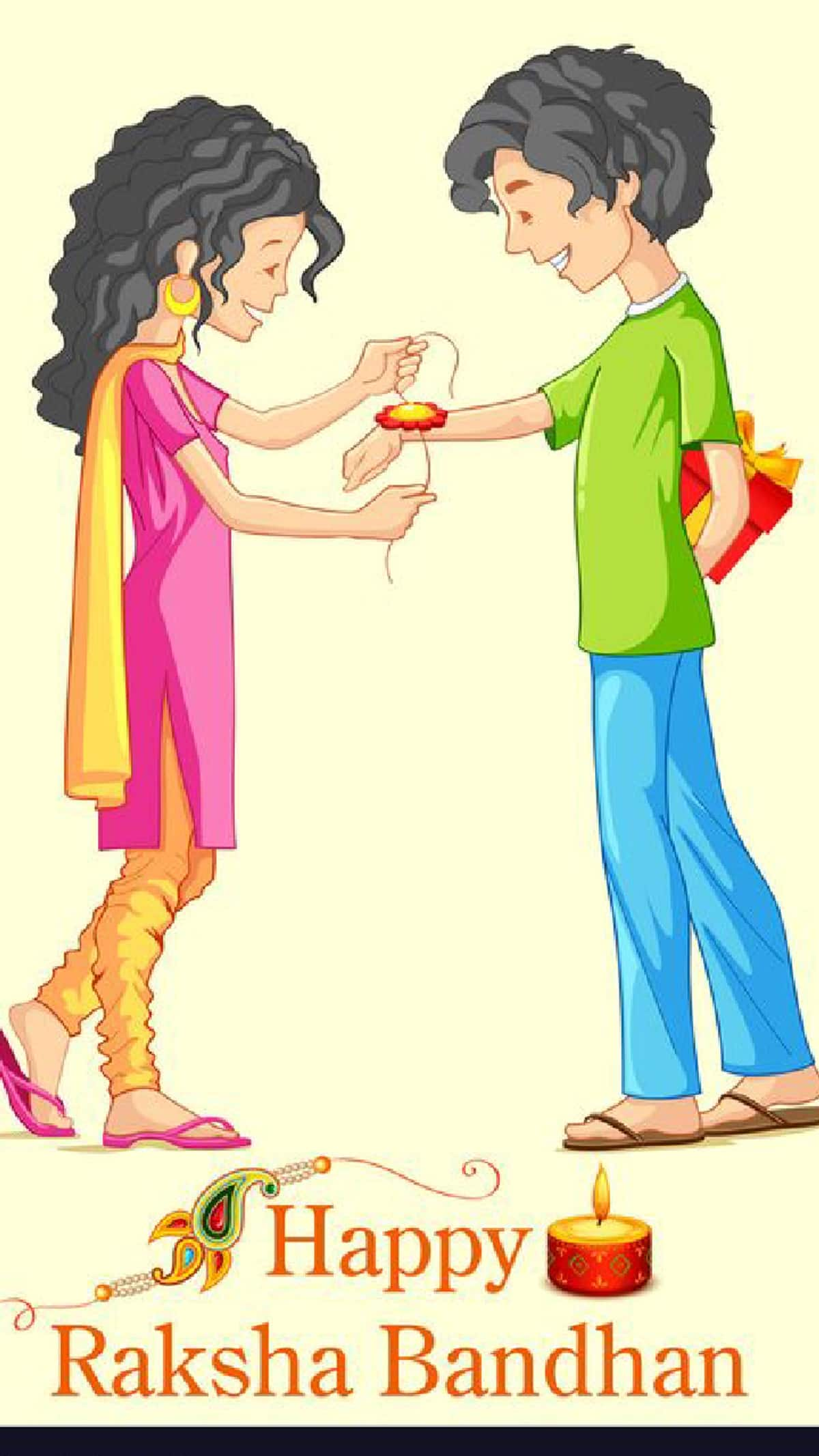 Happy RakshaBandhan 2024 wishes raksha bandhan quotes in Hindi