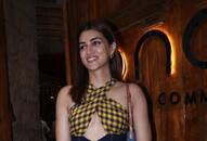 Actress kriti sanons cutout halter neck dress Idea for party wear