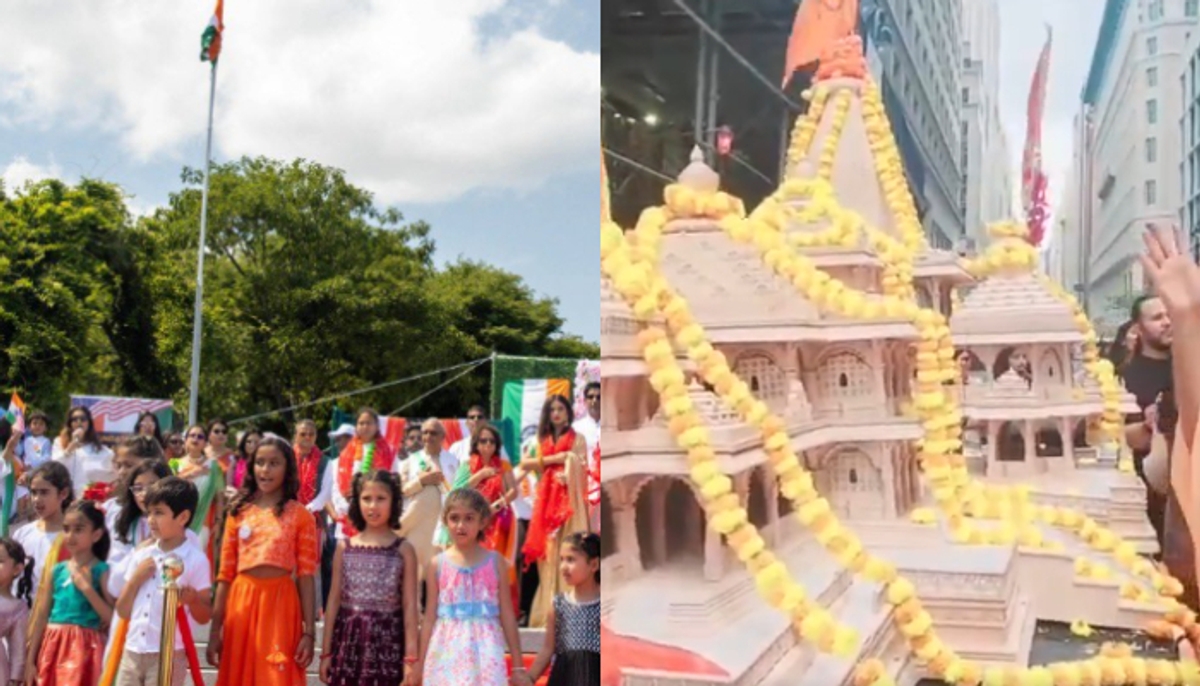 India Day Parade New York: Ram Mandir float graces parade; sparks protests, controversy [WATCH] ATG