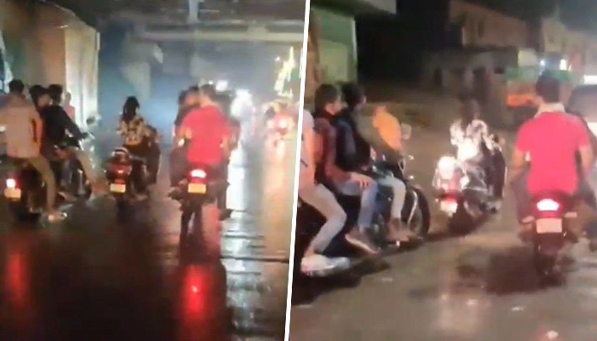 Agra SHOCKER! Group of men harass woman on scooty in 5-km chase, attempt to kidnap her; WATCH viral video snt