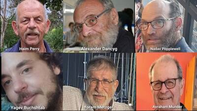 Israel military recovers bodies of 6 hostages in Gaza operation; PM Netanyahu offers condolences