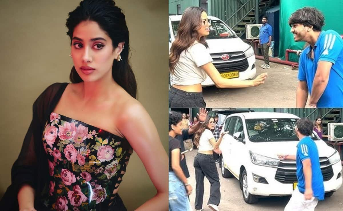 heroine janvi kapoor faces strange thing with a fan on raksha bandhan day ksr 