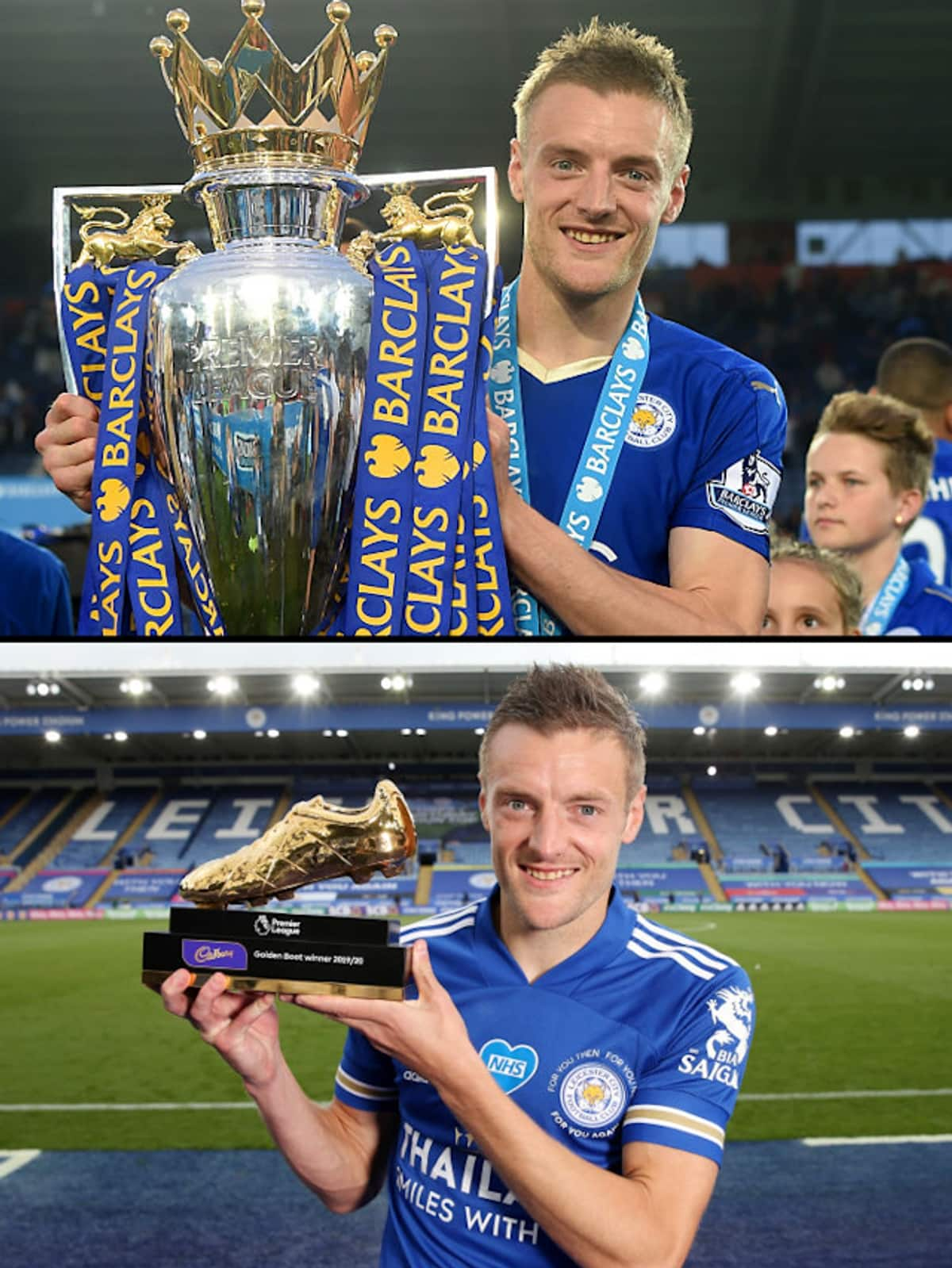 football Jamie Vardy: Leicester City striker's top 5 achievements scr