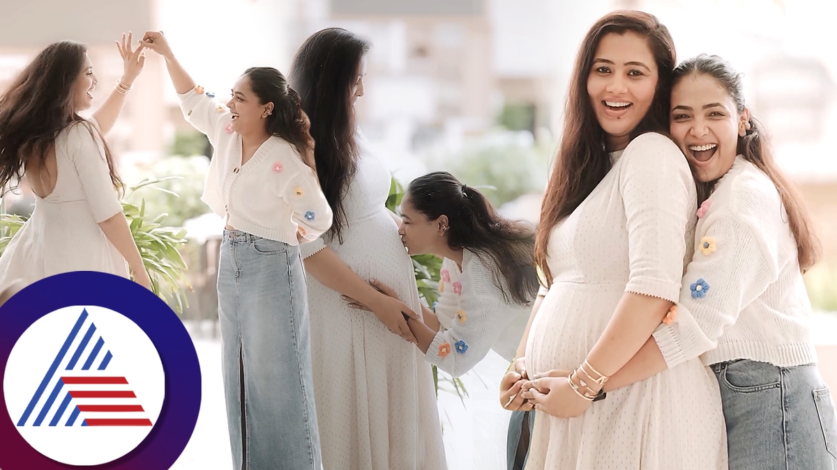 actress anupama gowda kissed neha gowda baby bump roo