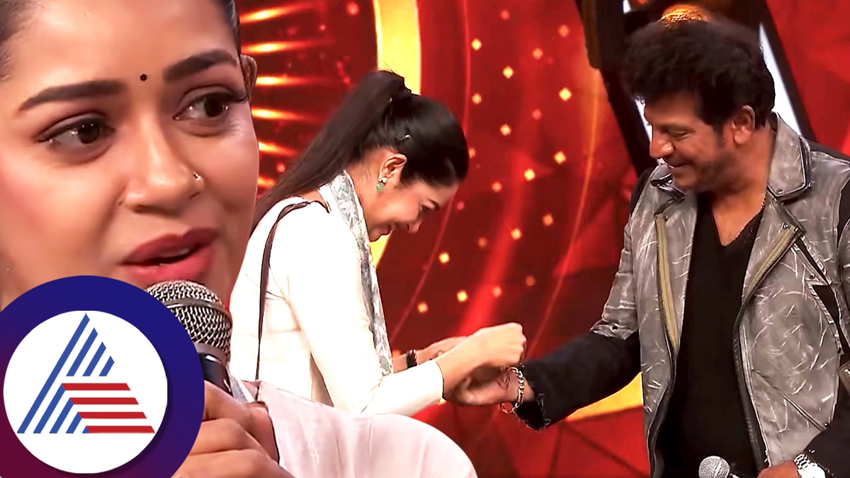 Zee kannada Amruthadhare serial bhumika fame chaya singh tied rakhi to shivanna in DKD show