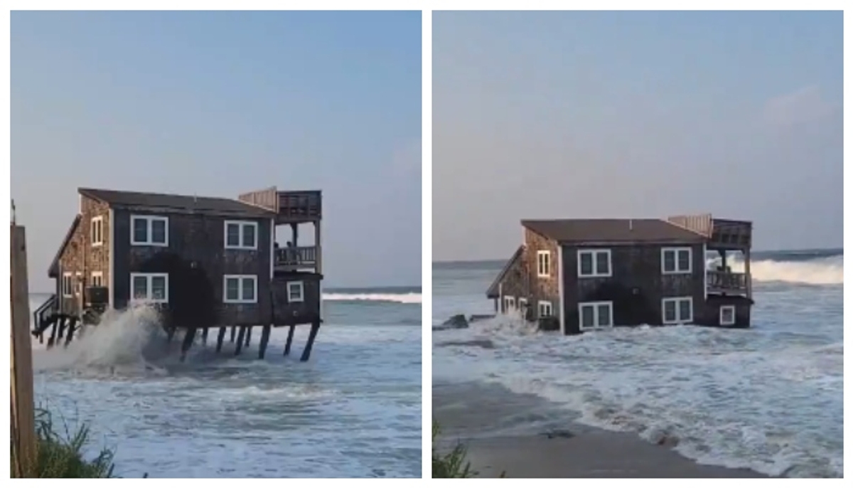 video of a house bought seven years ago for Rs 3 crore floating in the sea has gone viral