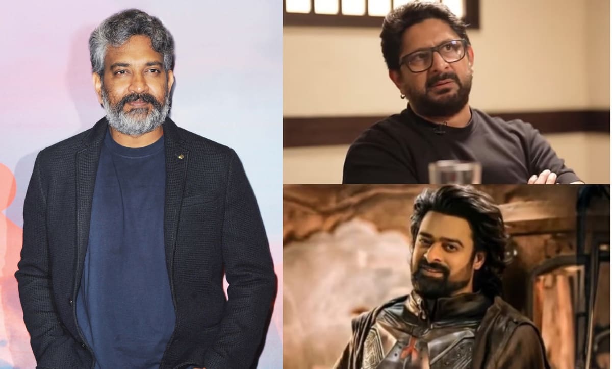 unexpectedly rajamouli booked in prabhas and arshad warsi controversy ksr 