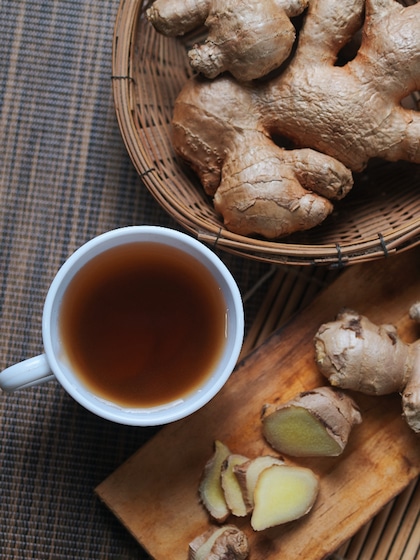 Ginger Tea for Gas Relief