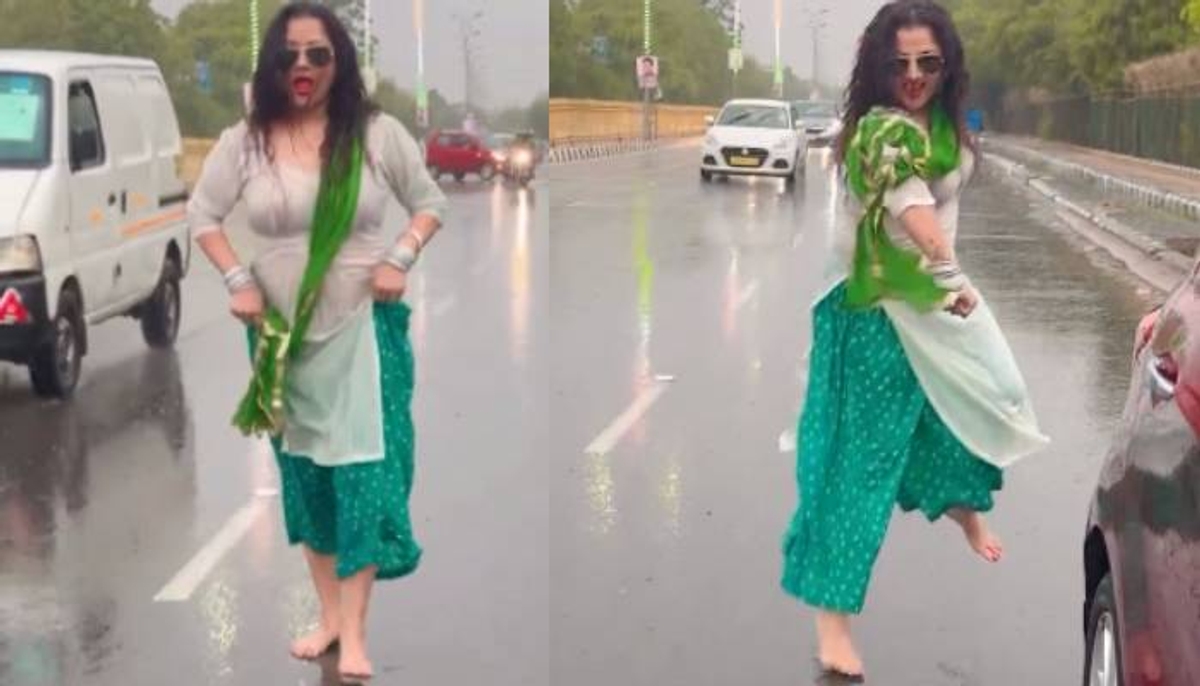 woman dancing in busy road video went viral