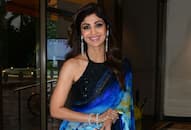 actress Shilpa Shetty trendy saree look for party and festival