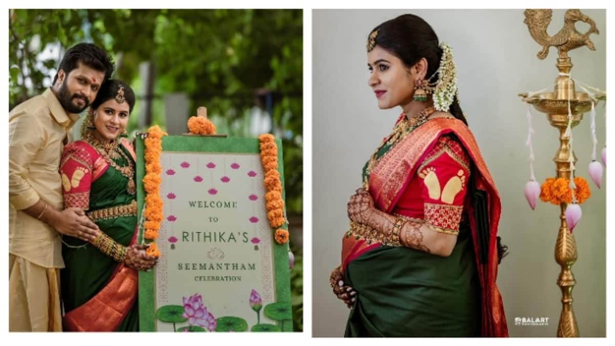 Rithika Tamilselvi Baby shower photos mma