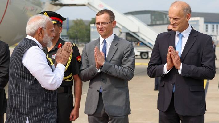 Narendra Modi in Warsaw