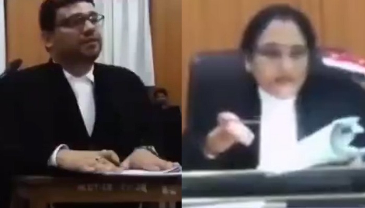 Let her earn Karnataka judge reprimands woman seeking Rs 6 lakh monthly maintenance from ex husband video goes viral watch gcw