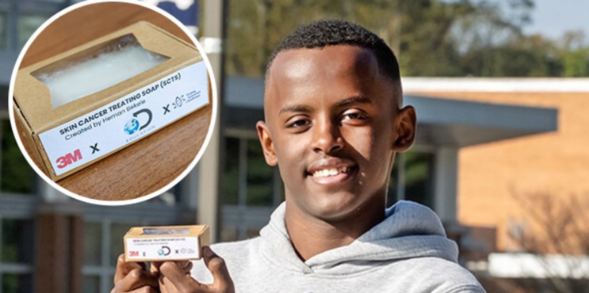 15-year-old boy who created a soap which can help treatment of skin cancer selected as Kid of the year 2024 by time magazine 