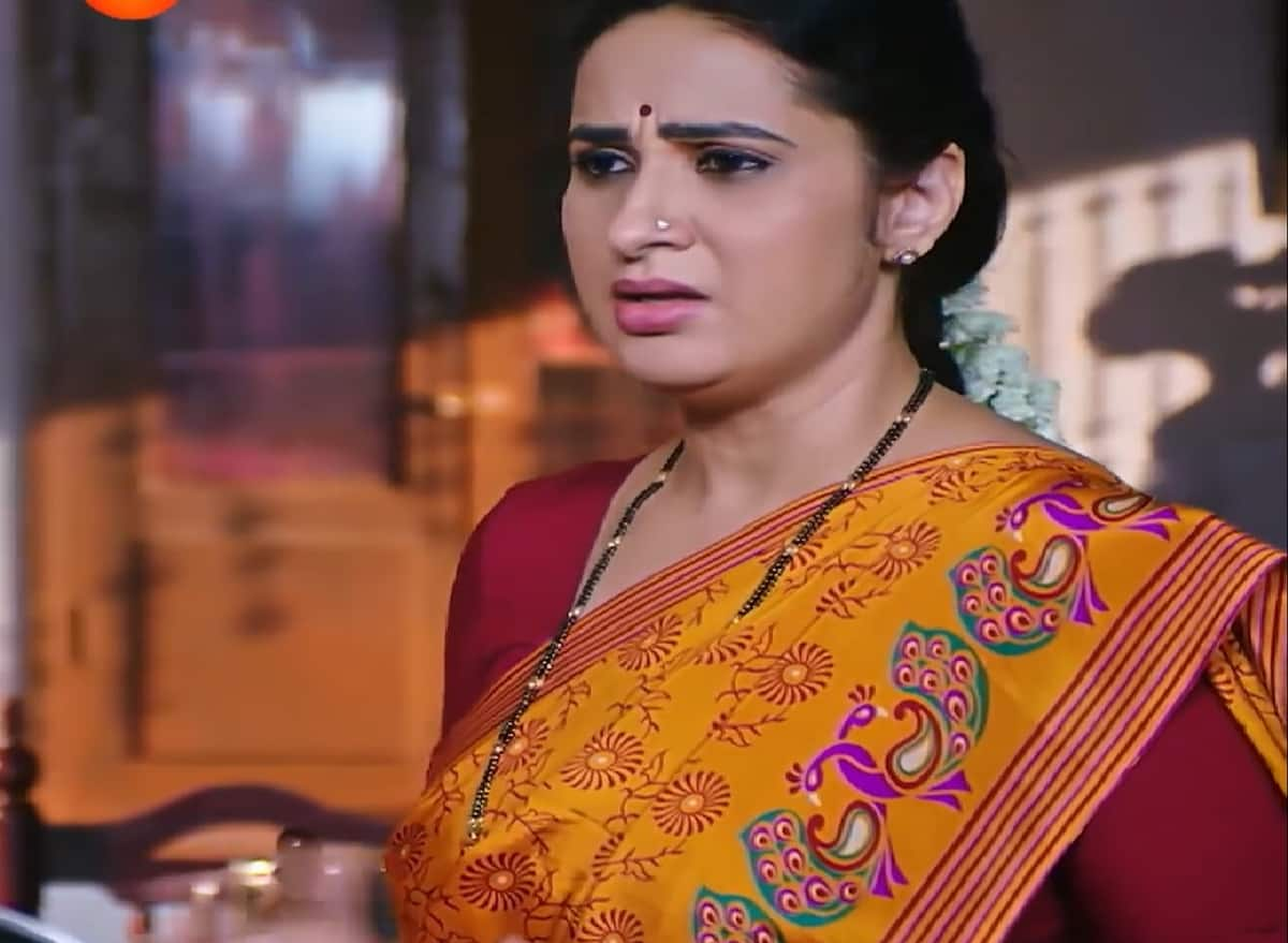 zee kannada lakshmi nivasa serial veenakka says sorry to cheluvi for santhosh bad manners