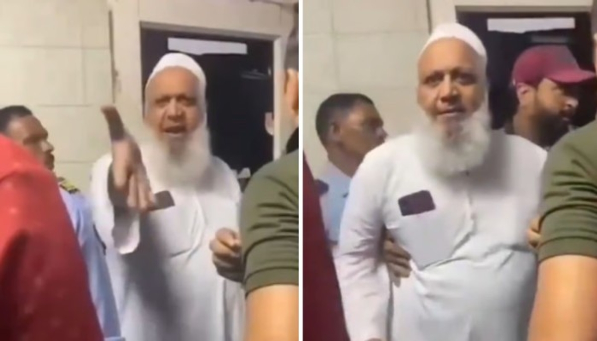 Kasam khuda ki faad deta tujhe...: Elderly man threatens doctor at Delhi hospital (WATCH) shk