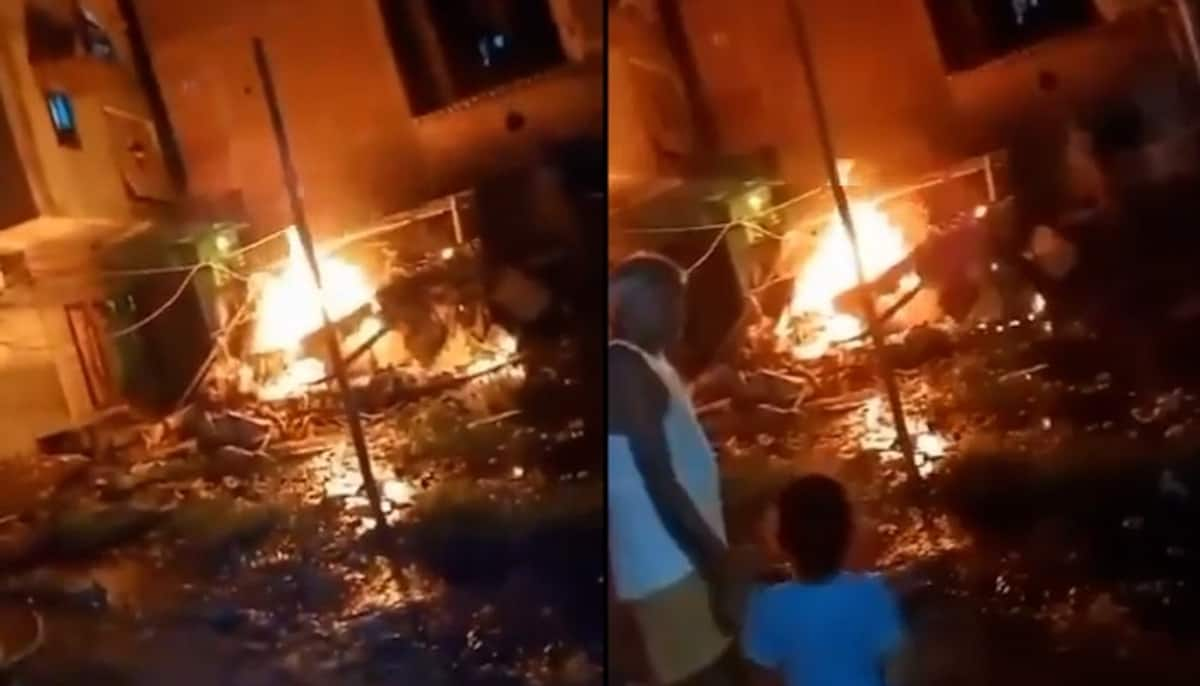 Delhi SHOCKER! Man kidnaps, rapes 4-year-old in Shahbad Dairy, locals torch accused's house (WATCH) anr