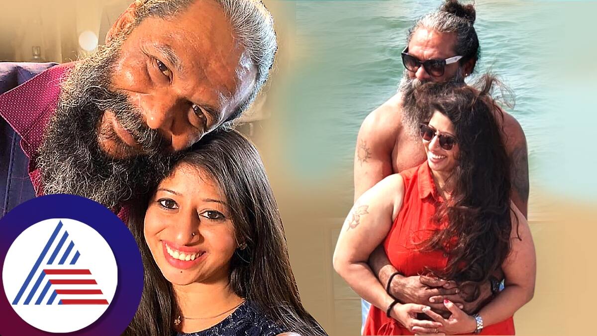 KGF villain Andrews BS Avinash and his wife Sangeetha photo viral vcs