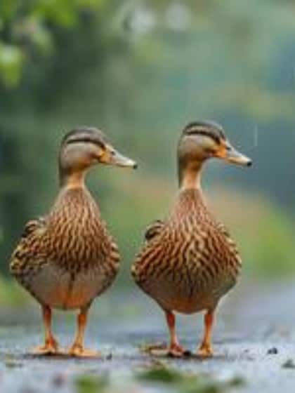 How ducks use rain