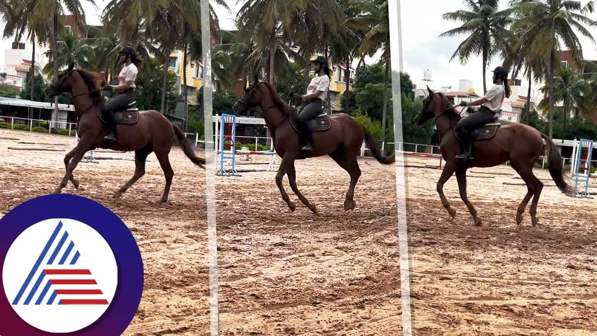 kantara actress sapthami gowda learned horse riding roo