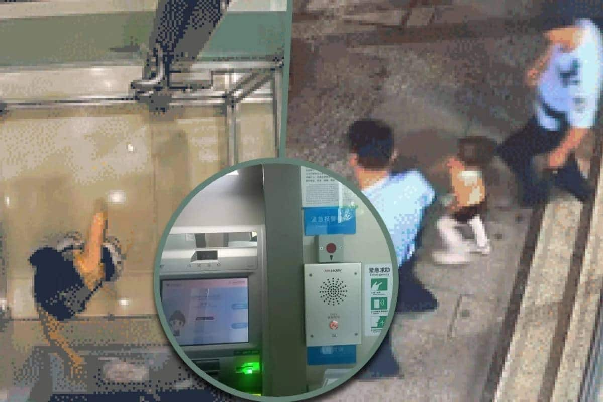 How did lost 8 year old girl reunite with her family using an ATM in china Rya