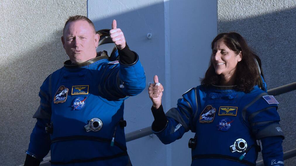 Sunita Williams and Bush Willmore