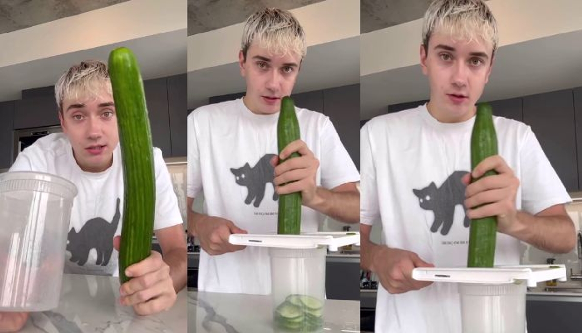 Logan Moffit ttiktok video creates demand to cucumber in iceland mrq