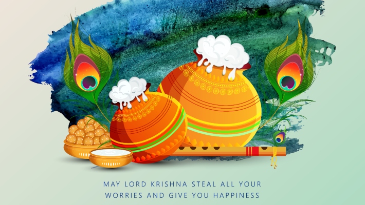 Krishna Janmashtami 2025 Wishes Images, quotes, status for Facebook