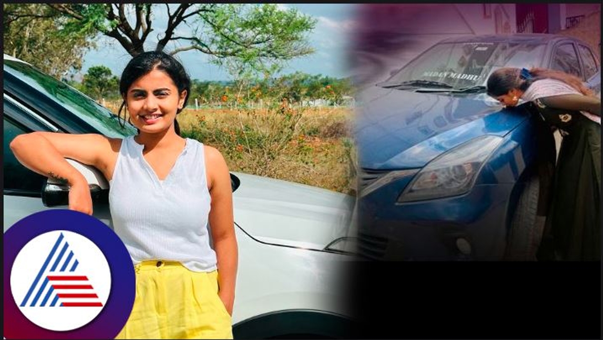 Kannada vlogger Madhu Gowda sells her old blue car before wedding preparation vcs