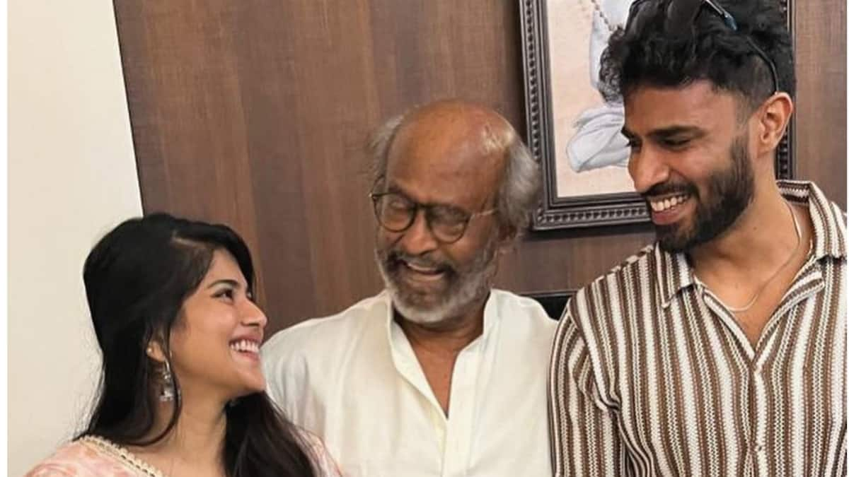 Megha Akash invite rajinikanth for her wedding gan