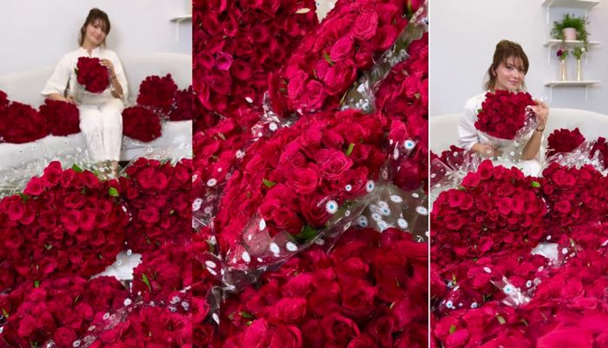 Urvashi rautela die hard fans send 1 lakh luxury roses for speedy recovery mrq