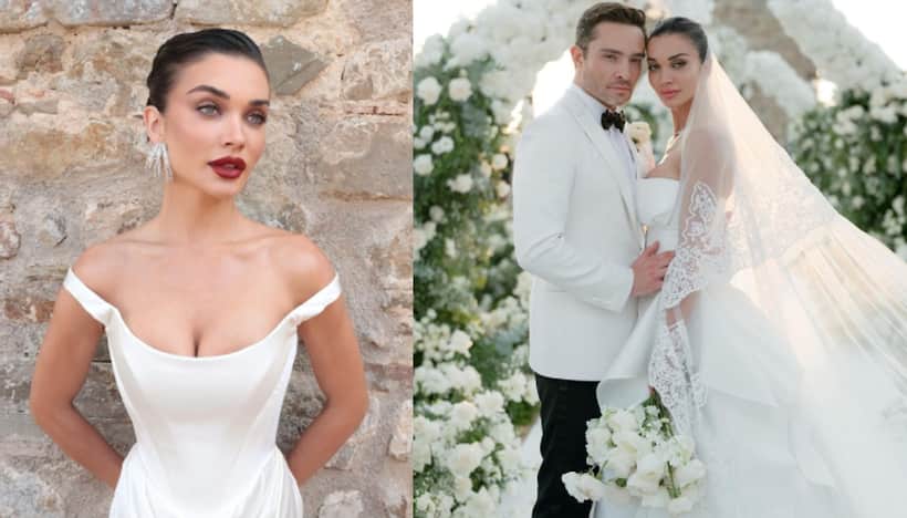 Amy Jackson, Ed Westwick get married in Italy; check out their dreamy wedding photos 