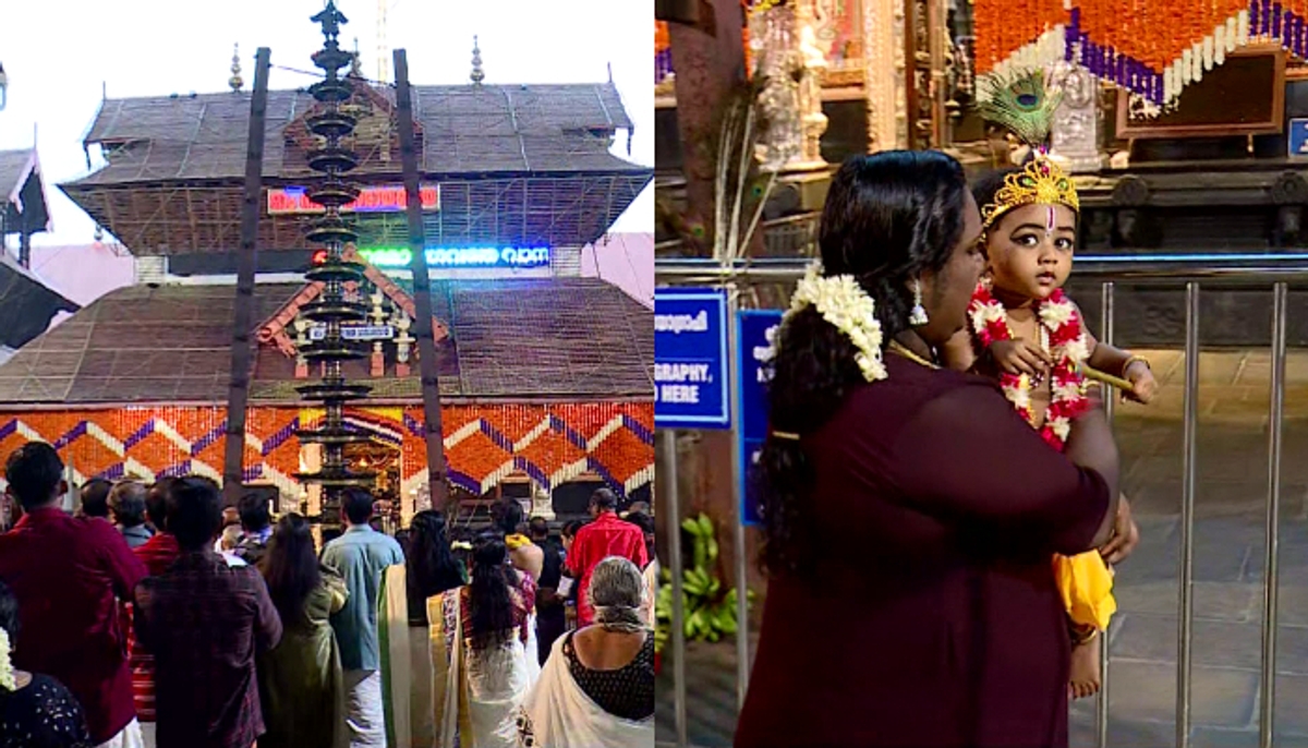 Kerala: Devotees throng Guruvayur temple on Krishna Janmashtami; Aranmula Ashtami Rohini 'valla sadhya' today August 26 2024 anr