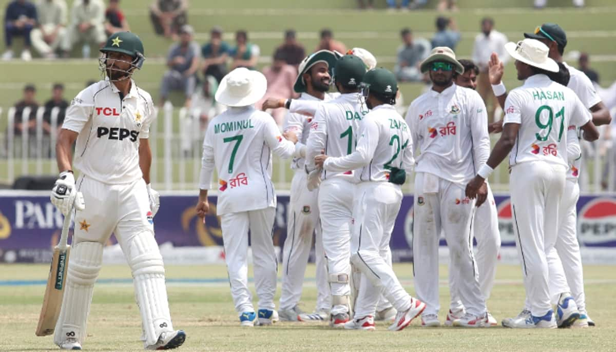 Bangladesh clinch first ever Test win over Pakistan kvn