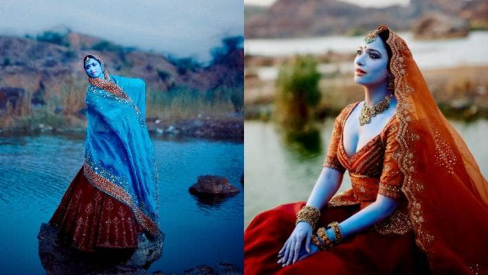 actress Tamannaah Bhatia is Radha and Krishna in one beautiful Janmashtami photo shoot gow