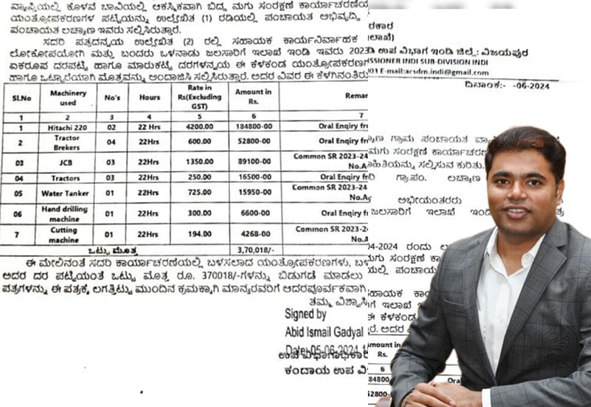 Vijayapuras Indi officials who did not pay the rent of Satvik Defense Mission gvd