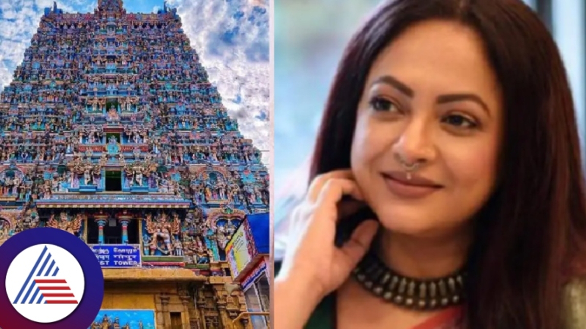 show proof of being a Hindu! actress namitha insulted, accused in madurai meenakshi temple rav