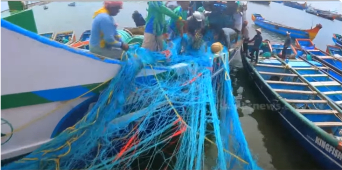 Even Small Fishes Catch Fishermen Seize Banned Pelagic Nets from Boats