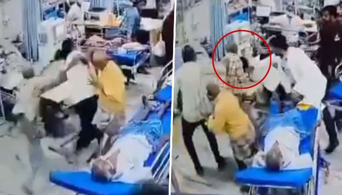 Viral video: Patient attacks woman doctor in Andhra Hospital; grabs hair and bangs head (WATCH) AJR