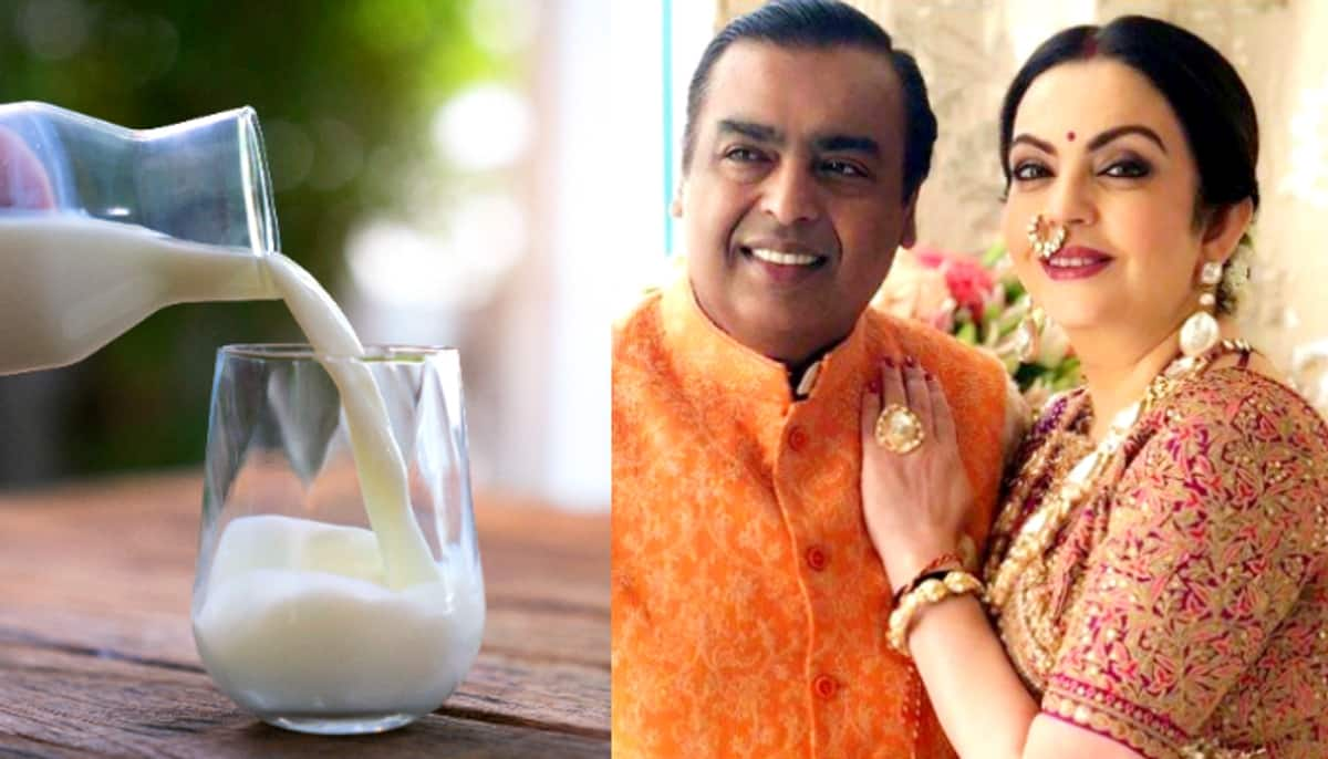 Mukesh Ambani, Nita Ambani and their family prefer Holstein-Friesian milk, priced at approximately 152 per litre 