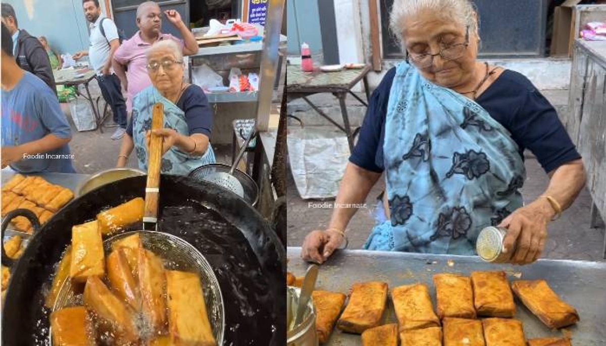 75 year old preparing and selling bread pakoras video went viral 