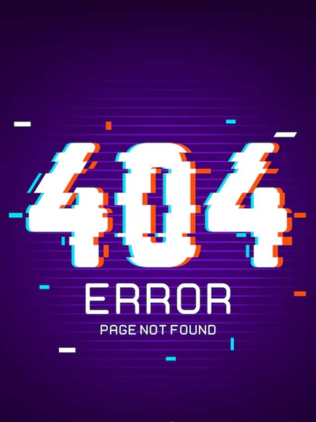 What is a 404 Error Page not found vkp