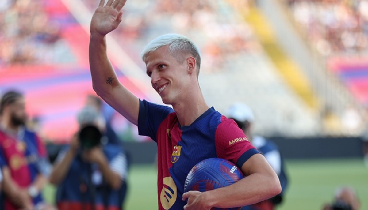 football Barcelona register Dani Olmo in La Liga; Spaniard set to make debut against Rayo Vallecano scr