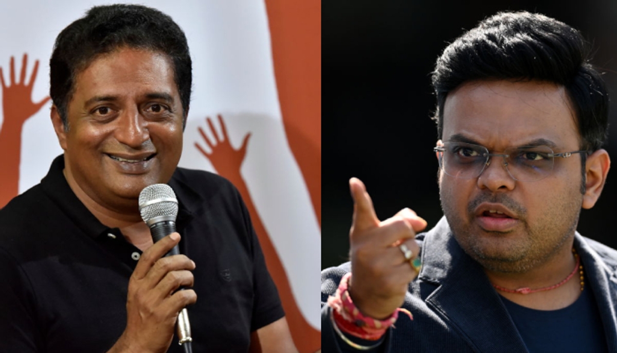 Lets all give a standing ovation to the greatest LEGEND, Actor Prakash Raj on Jay Shah