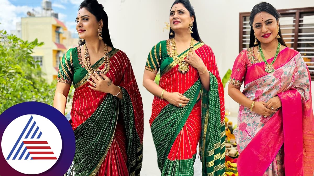 Netizens appriciate actress Deepika das saree look and questions husband presence vcs