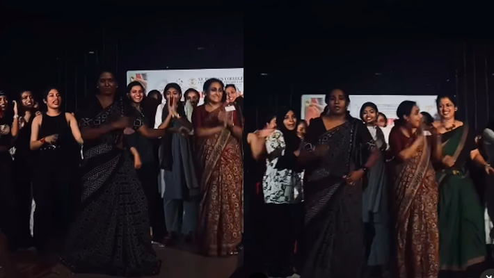 Viral Video : साड़ी स्नीकर्स में Professor का धांसू Dance रैपर बादशाह Viral Video : साड़ी स्नीकर्स में Professor का धांसू Dance रैपर बादशाह