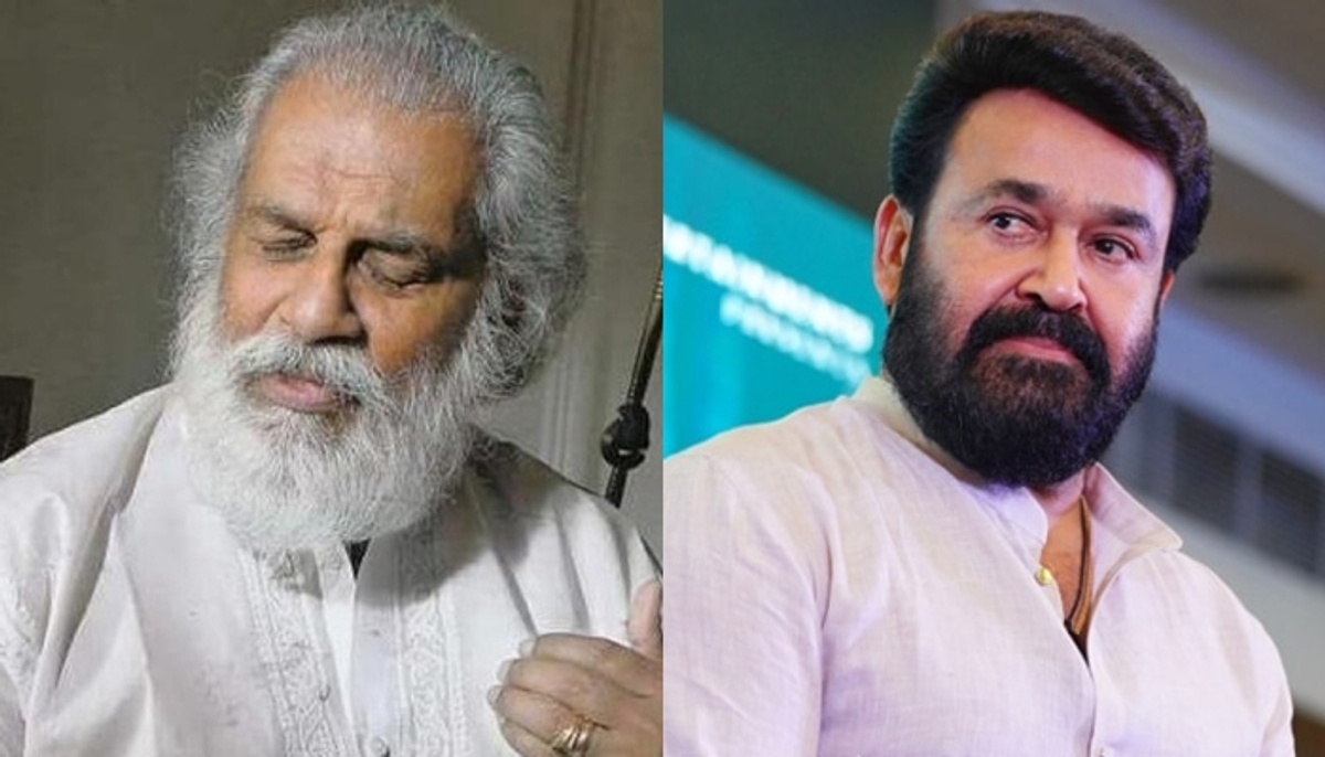 mohanlal shares wayanad song sung by kj yesudas