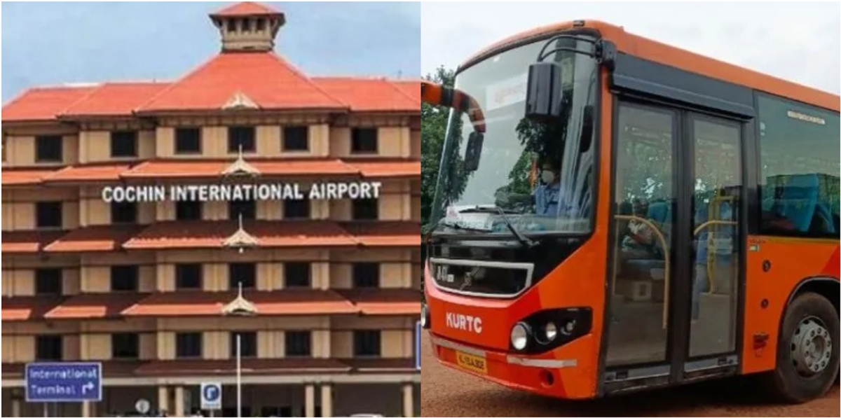 KSRTC AC Low Floor Bus Service started from Kozhikode and Ernakulam to Nedumbassery Cochin International Airport